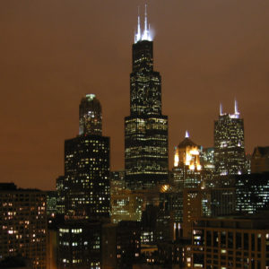 Willis Tower Downtown Chicago Skyline