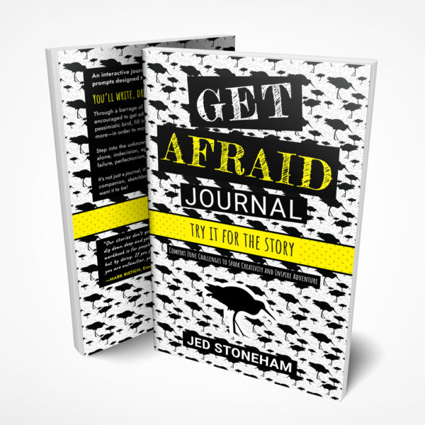 Get Afraid Journal Front Back Cover